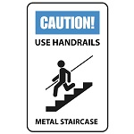 이동 중 계단손잡이를 사용해 안전사고를 예방합시다