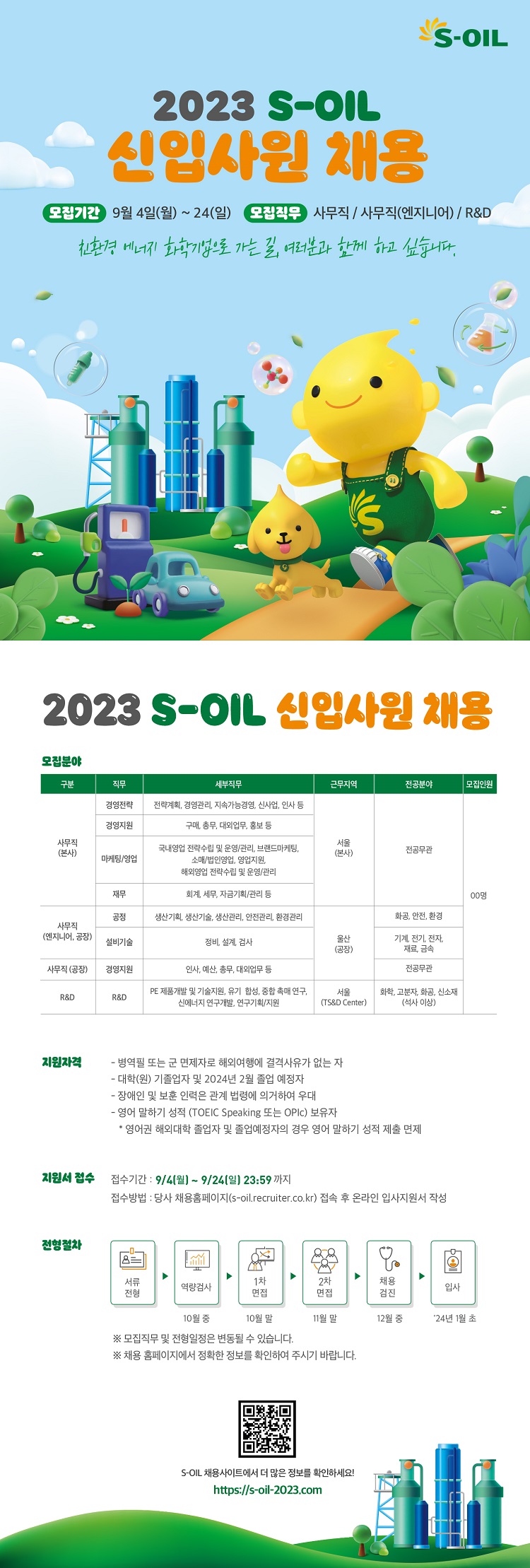 2023 S-OIL 신입사원 채용