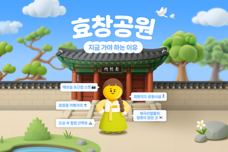 여름을 기다린 효창공원의 자연, 역사 그리고 힐링